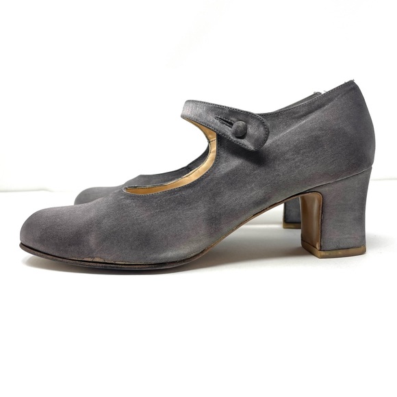 KENNETH COLE satin Mary Jane shoes, size 9.5, made in Spain - Picture 5 of 16